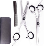 Monati Professionele RVS Kappersschaar set - 17 CM Kapperschaar en Uitdunschaar / Effileerschaar