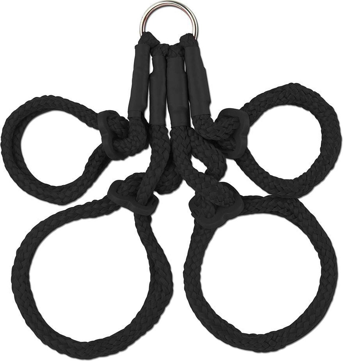 Pipedream - Fetish Fantasy - Japanese Silk Rope Hogtie - Black