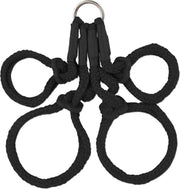 Pipedream - Fetish Fantasy - Japanese Silk Rope Hogtie - Black