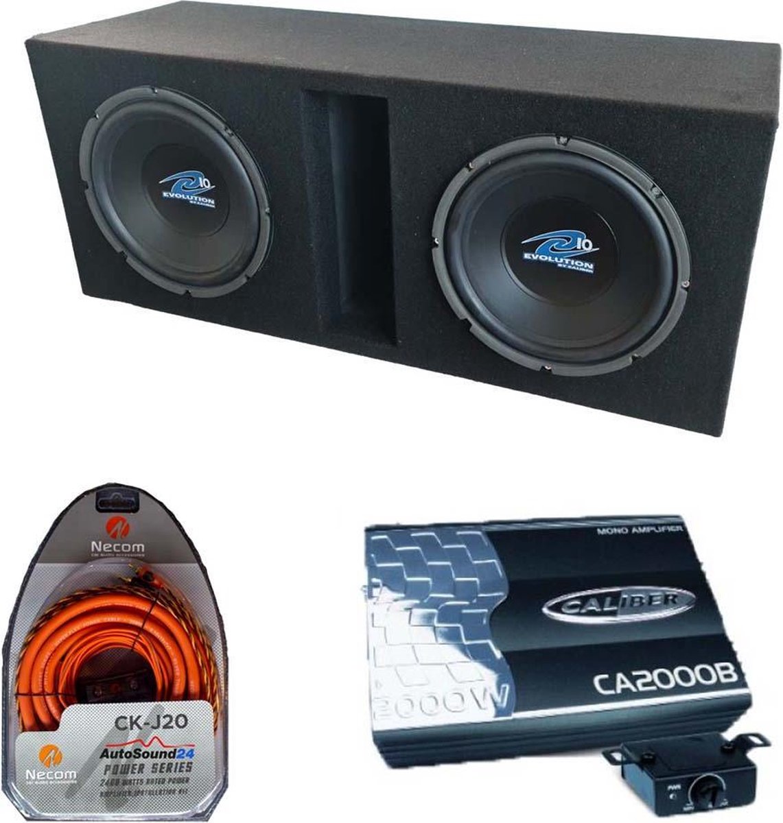 Caliber CS-1010 Subwoofer Pakket 600W RMS