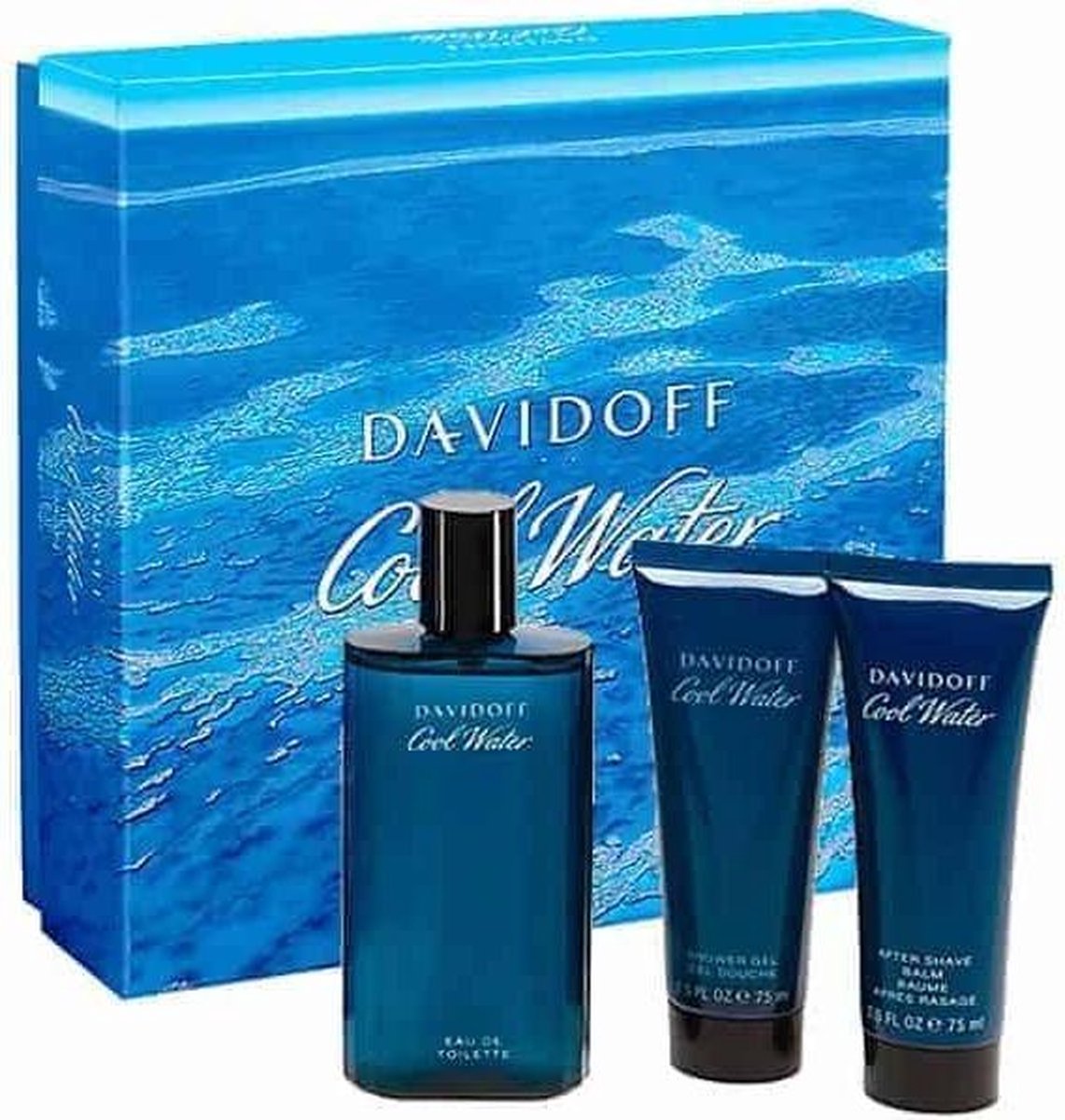 Davidoff Cool Water Eau De Toilette Spray 125ml Set 3 Pieces 2020
