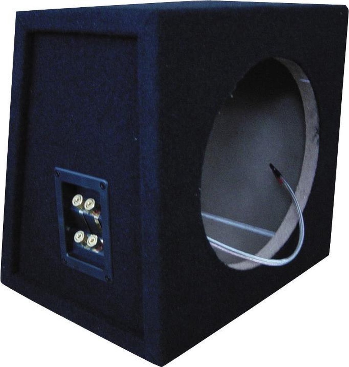 Necom Subwooferkist 10'' Met 2 Aansluitingen 32 Liter Mdf Zwart