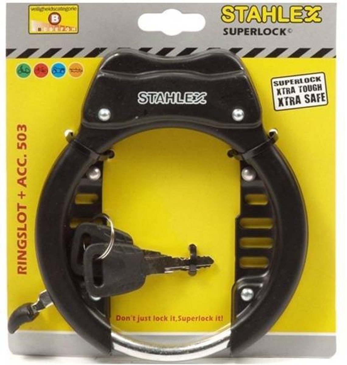 Stahlex Ringslot 503 + Montageset Inclusief 2 Sleutels