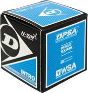 Dunlop Squashbal Intro - zwart/blauw - maat One size
