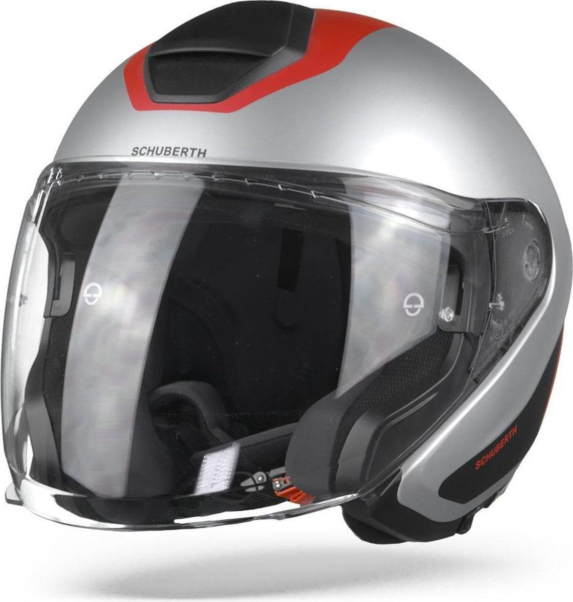 Schuberth M1 Pro Triple Rood Jethelm - Motorhelm - Maat XL