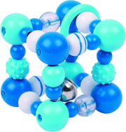 Heimess Elastische Bijtring Dobbelsteen 6cm Blauw