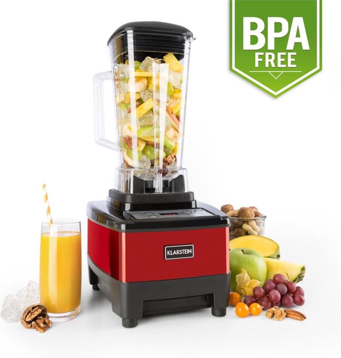 Klarstein 10027055 Blender voor op aanrecht 2l 1500W Zwart