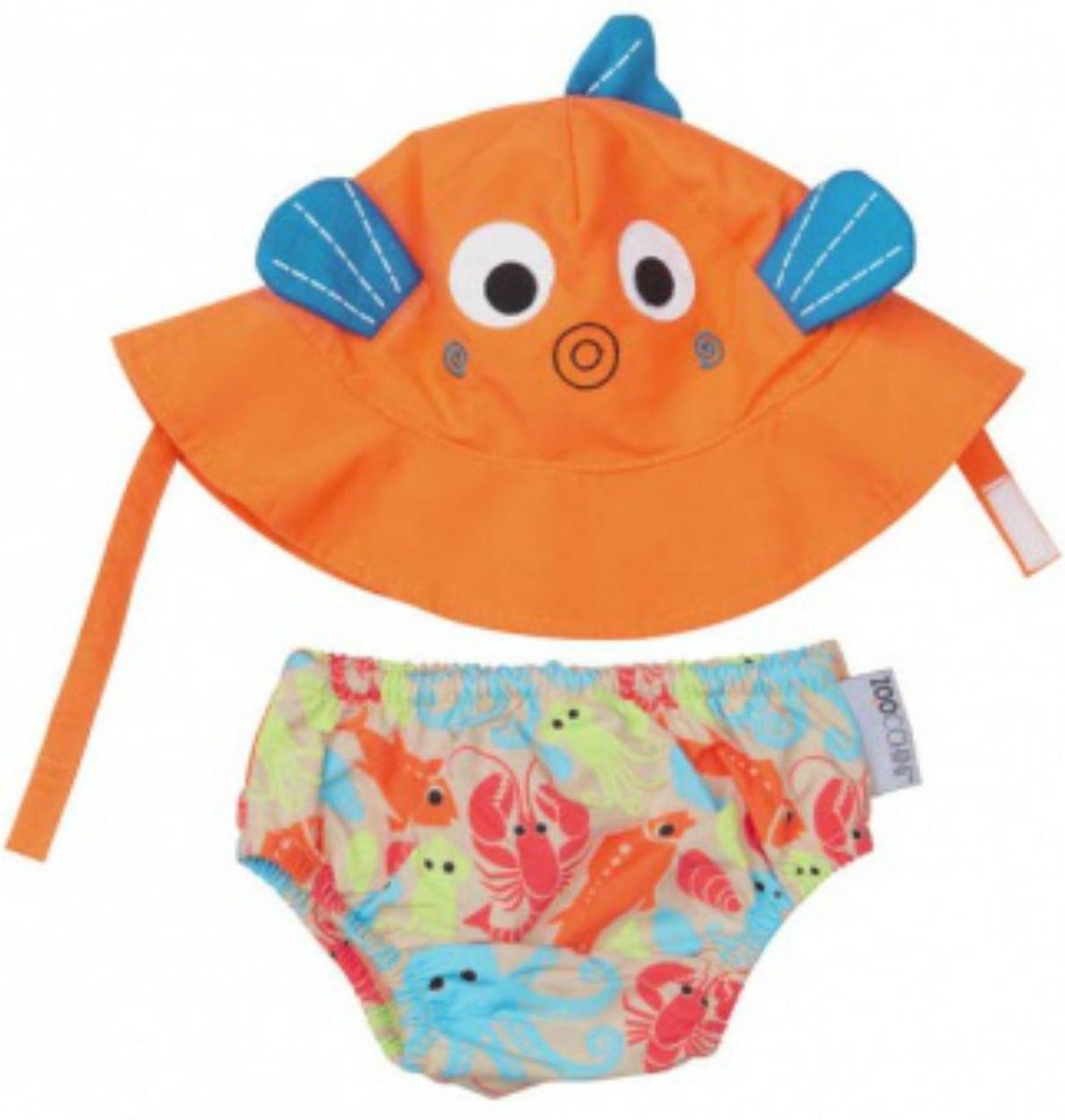Zoocchini UV zwemluier setje Sushi the Tropical Fish - maat L