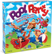 Blue Orange Pool Party - gezelschapsspel - vlooienspel
