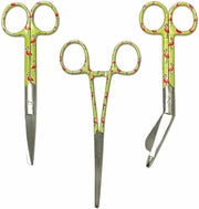 Set Verbandschaar + Chirurgische schaar + Kocher - Print Fashionable Flamingo's