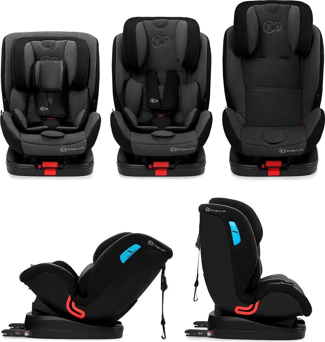 Kinderkraft autostoel Vado Black (0-25kg)