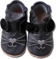 Hobea Babyslofjes Kat zwart