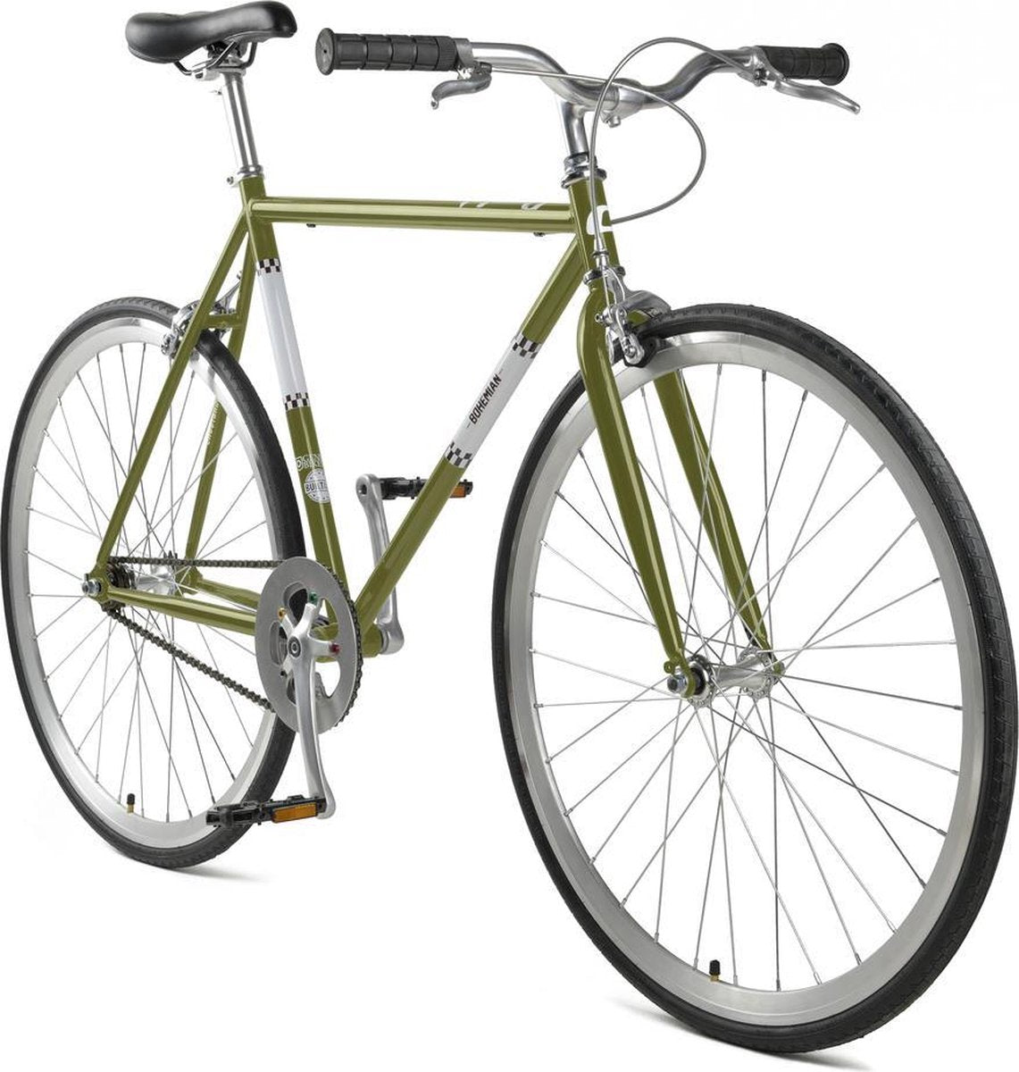 Cheetah Bohemian 1sp Olive Green 59 fixed gear /Single speed b