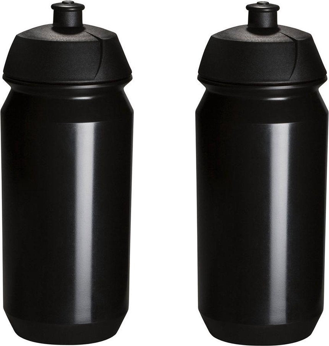 2 x Tacx Shiva Bidon - 500 ml - Zwart - Drinkbus