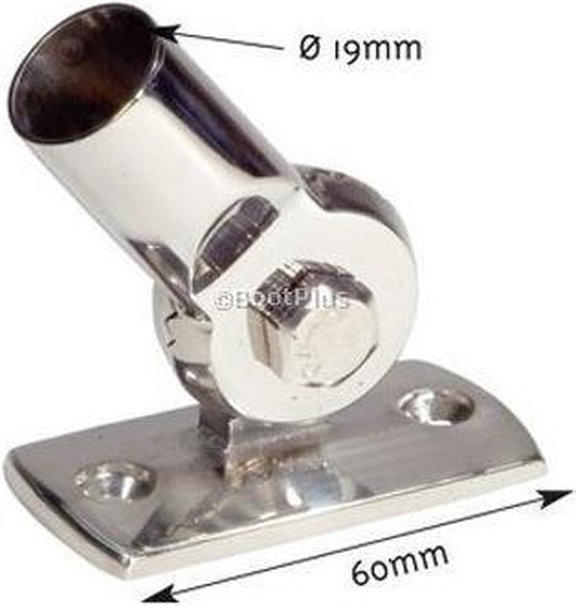 VOET RVS 316 KANTELBAAR