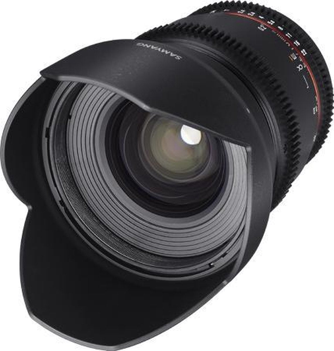 Samyang 16mm T2.2 VDSLR ED AS UMC CS II SLR Zwart