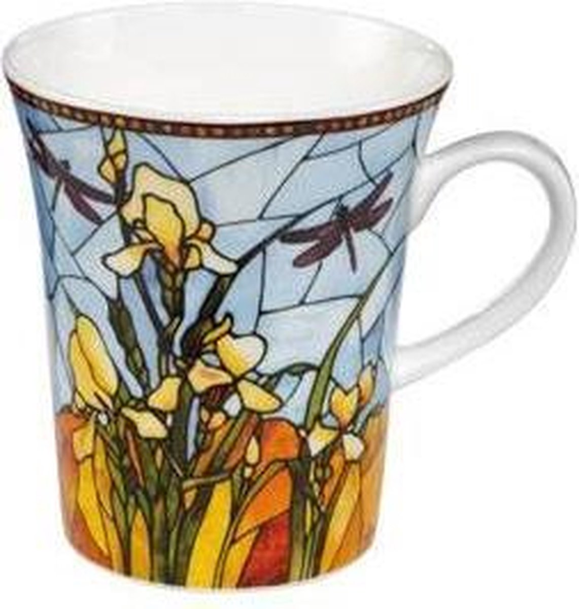 Goebel® - Louis Comfort Tiffany | Koffie / Thee Mok "Iris" | Beker