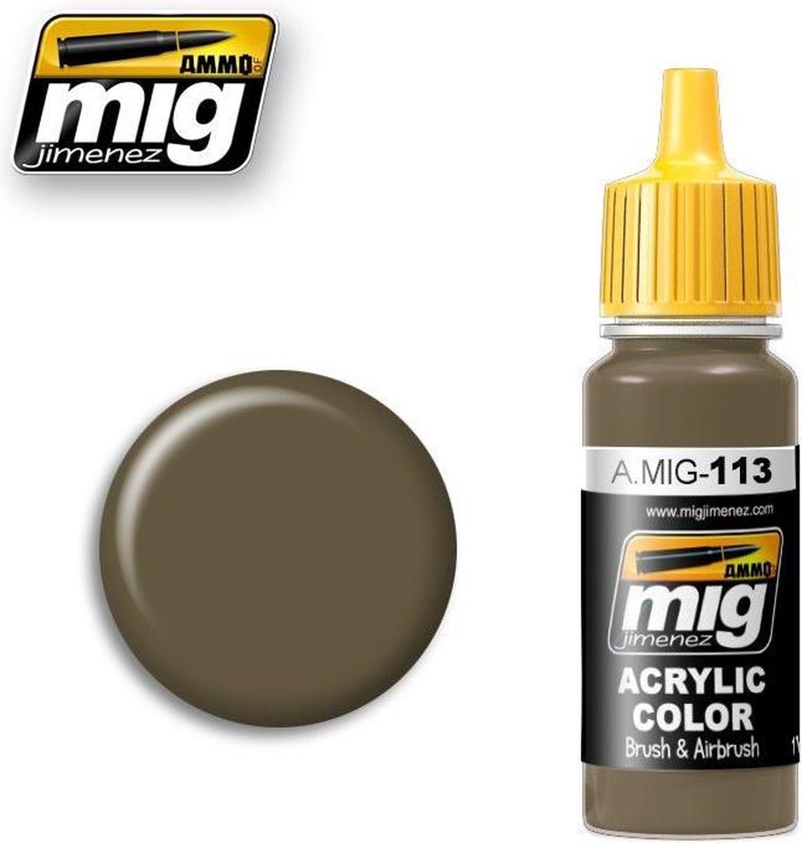 Mig - Khaki Green Nr.3 British 1939-42 (17 Ml) (Mig0113)