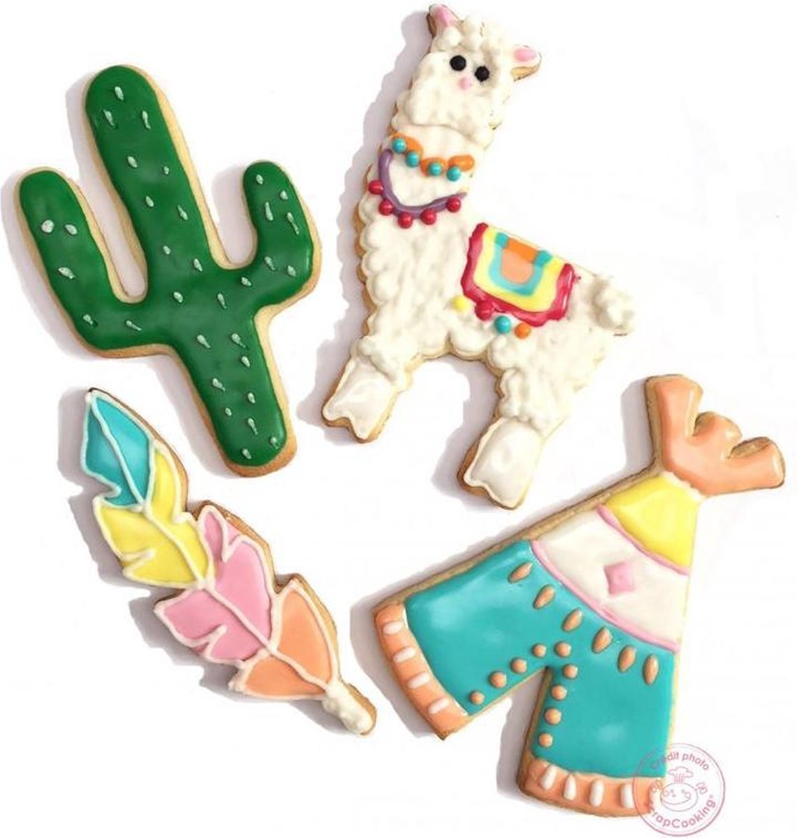 Scrapcooking - Koekjesuitsteker set Cactus