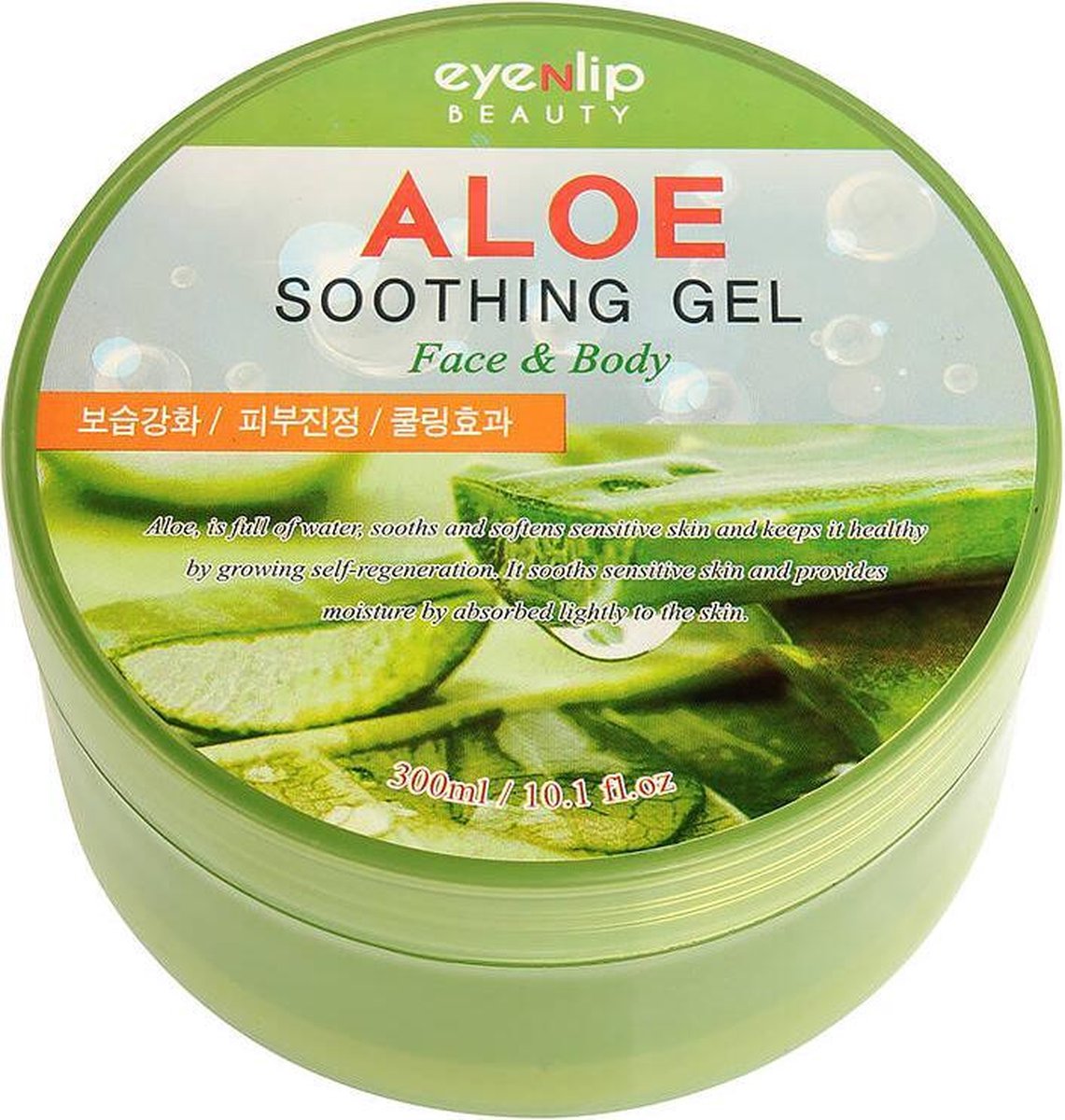Eyenlip Aloe verzachtende gel  huidverzorging gezicht en lichaam 300 ml