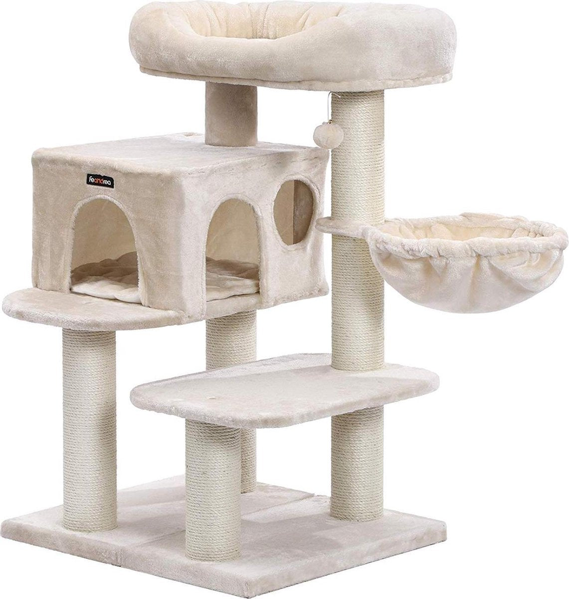 Nancy's Kattenboom XXL - Luxe Kattenhuis - Krabpaal - Krabpalen voor Katten