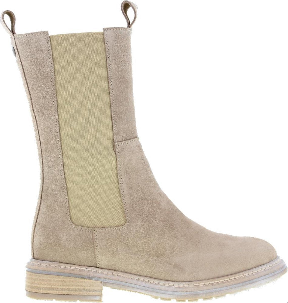 Tango | Cate 20-c beige high chelsea boot - natural sole | Maat: 41