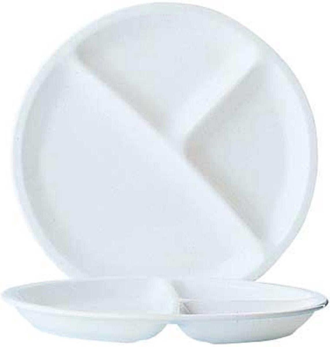 Arcoroc Restaurant Uni Servies - Borden met 3 Delen - Diner - Wit - 25