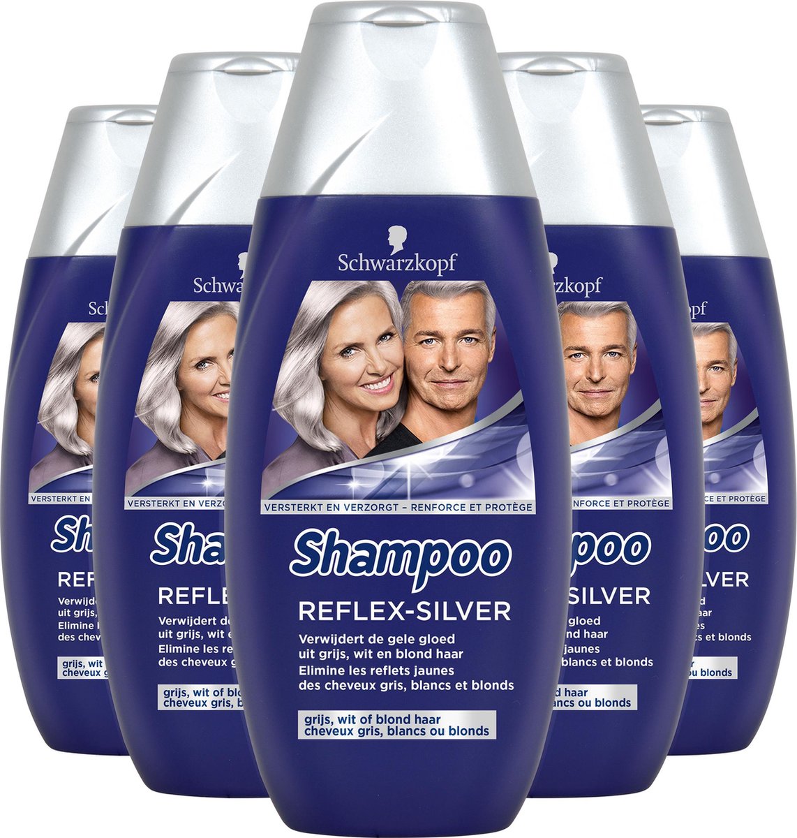 Schwarzkopf Reflex Silver Shampoo 5x 250ml - Voordeelverpakking