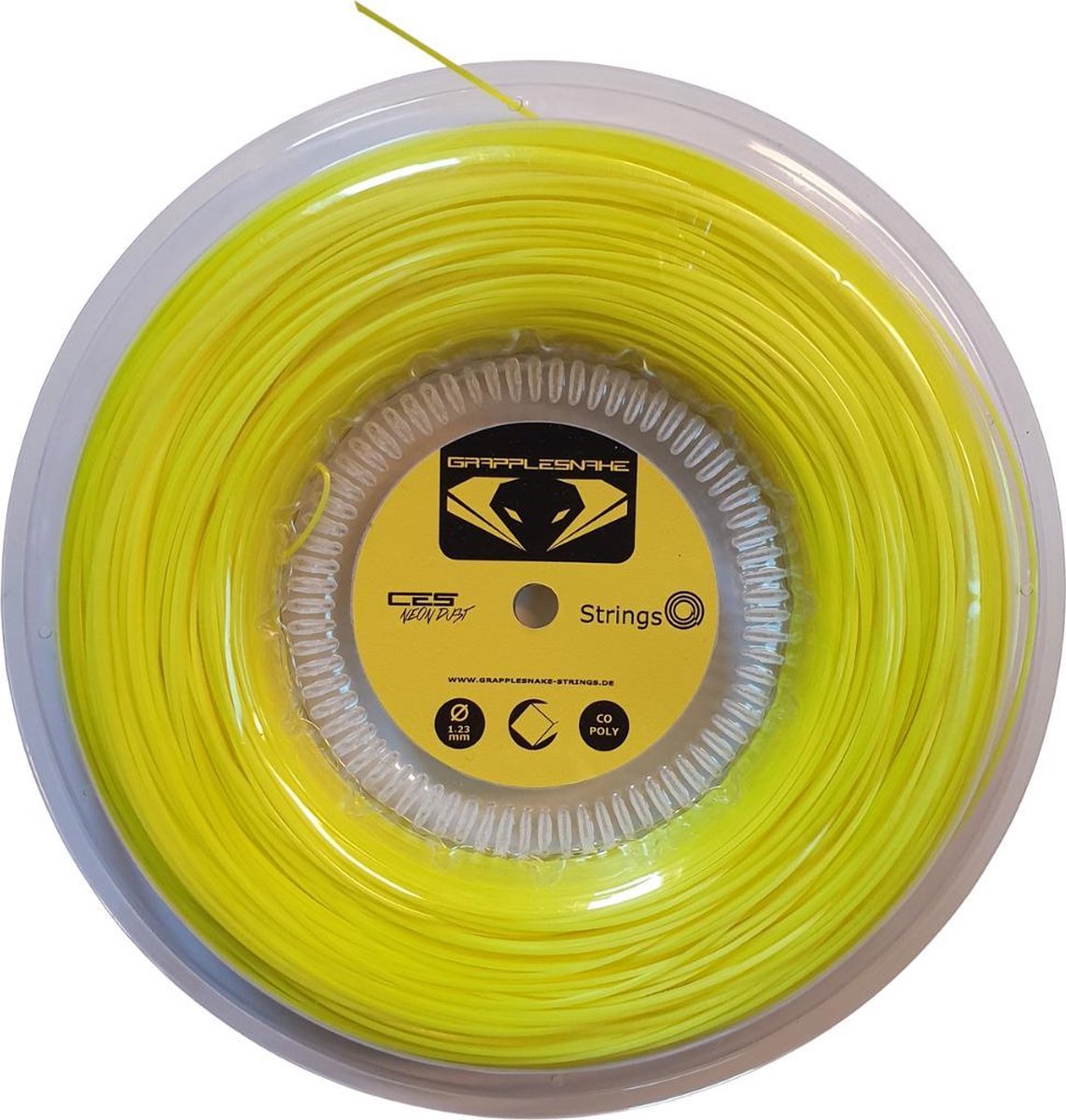 Grapplesnake Cube Extra Sharp Neon Dust -1.23 - Rol 200m - Tennissnaar