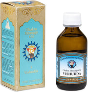 Massageolie 5e Chakra Vishudda