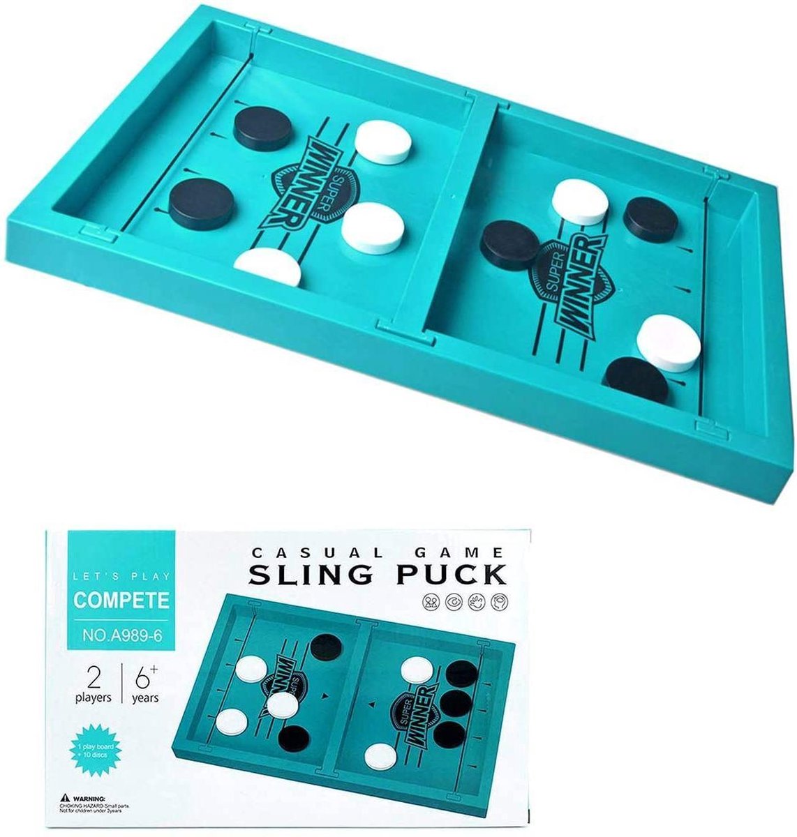 Sling Puck Game - Gezelschapsspel - Tafelhockey - Bordspel- Trending