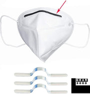 Neusbeugel - neusbrug - 25 stuks - voor het maken van maskers - mondmaskers - aluminium - DIY - GEAR3000®