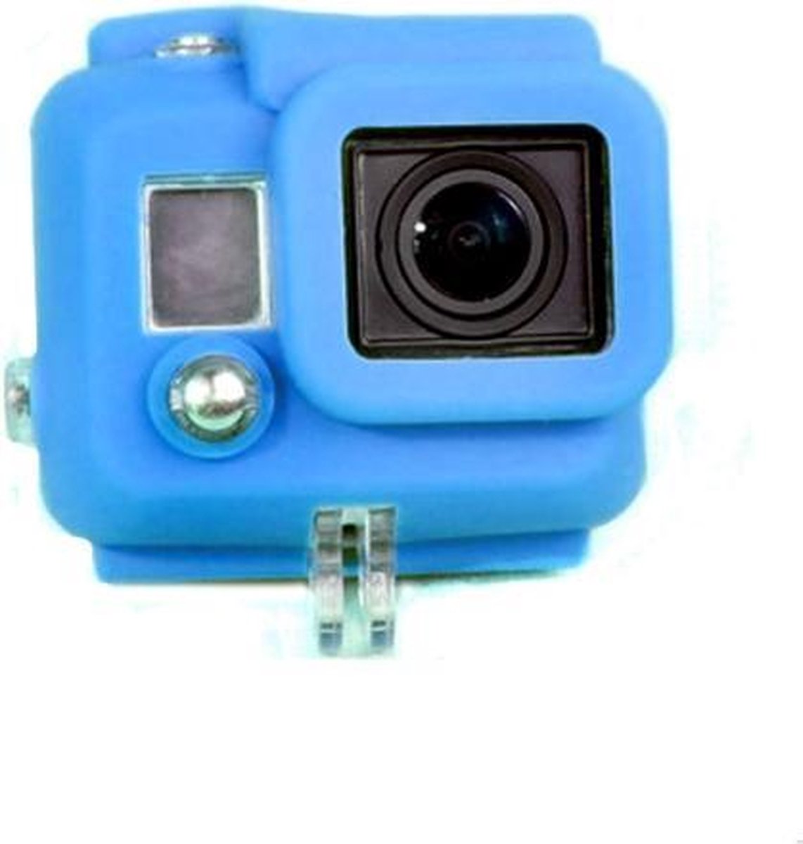 Gopro Hero 3+ Silicone Case Hoes Blauw