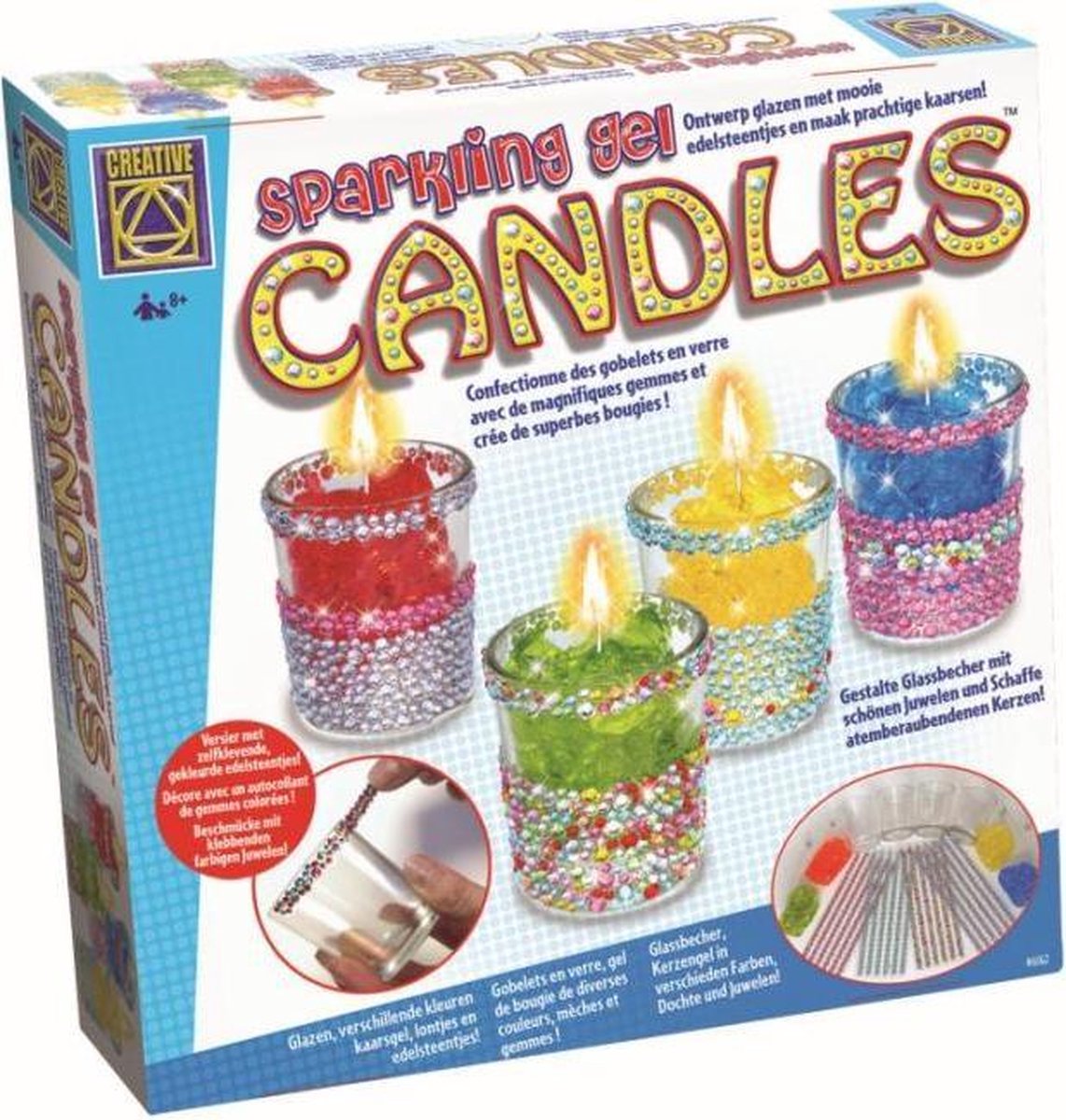 Creative Glitterende Gelkaarsen