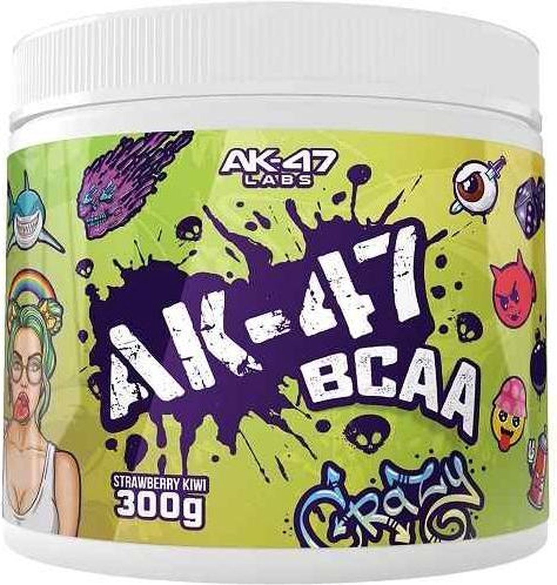 AK-47 BCAA 300gr Strawberry Kiwi