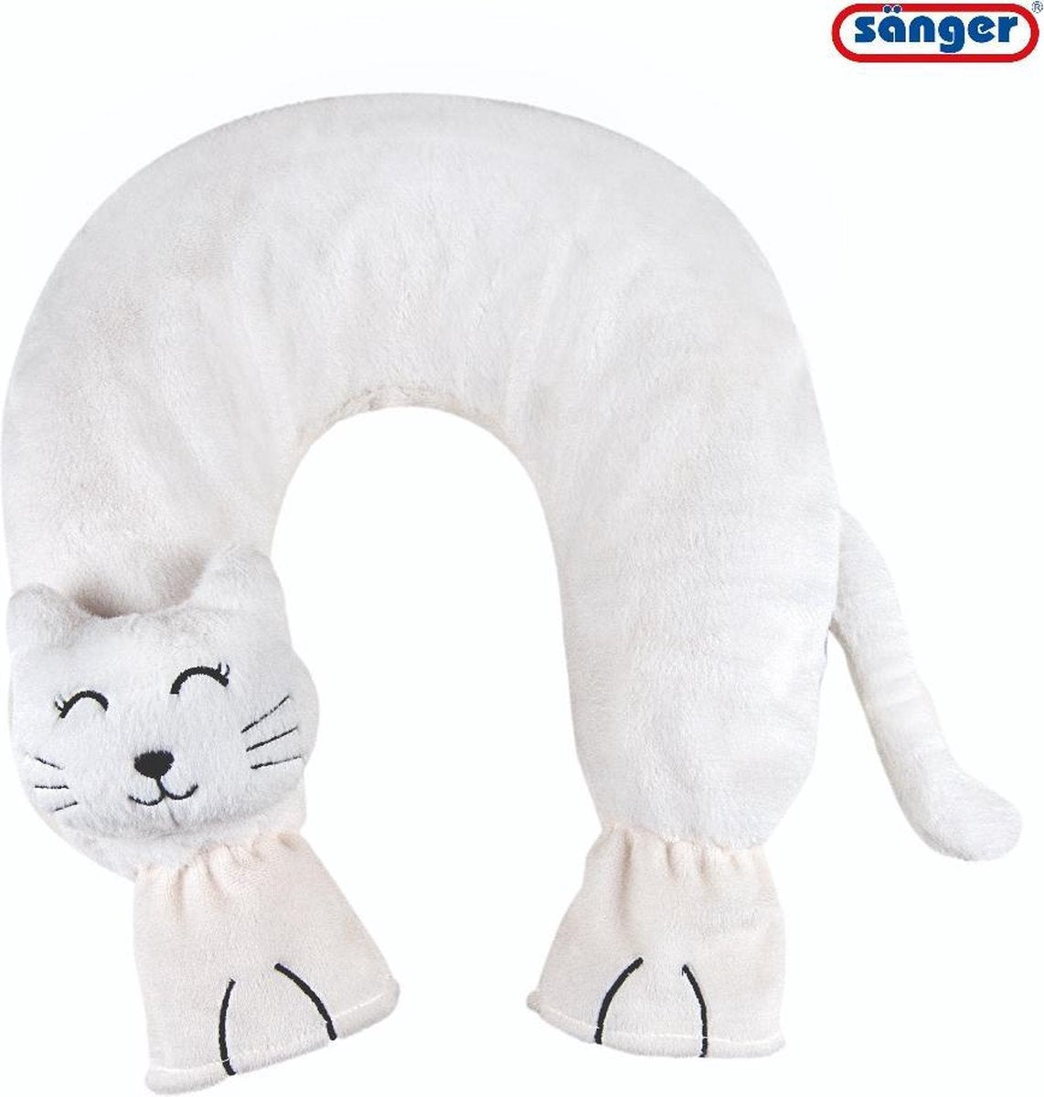 Nekwarmer Kat Wit Warmwaterkruik - Sänger