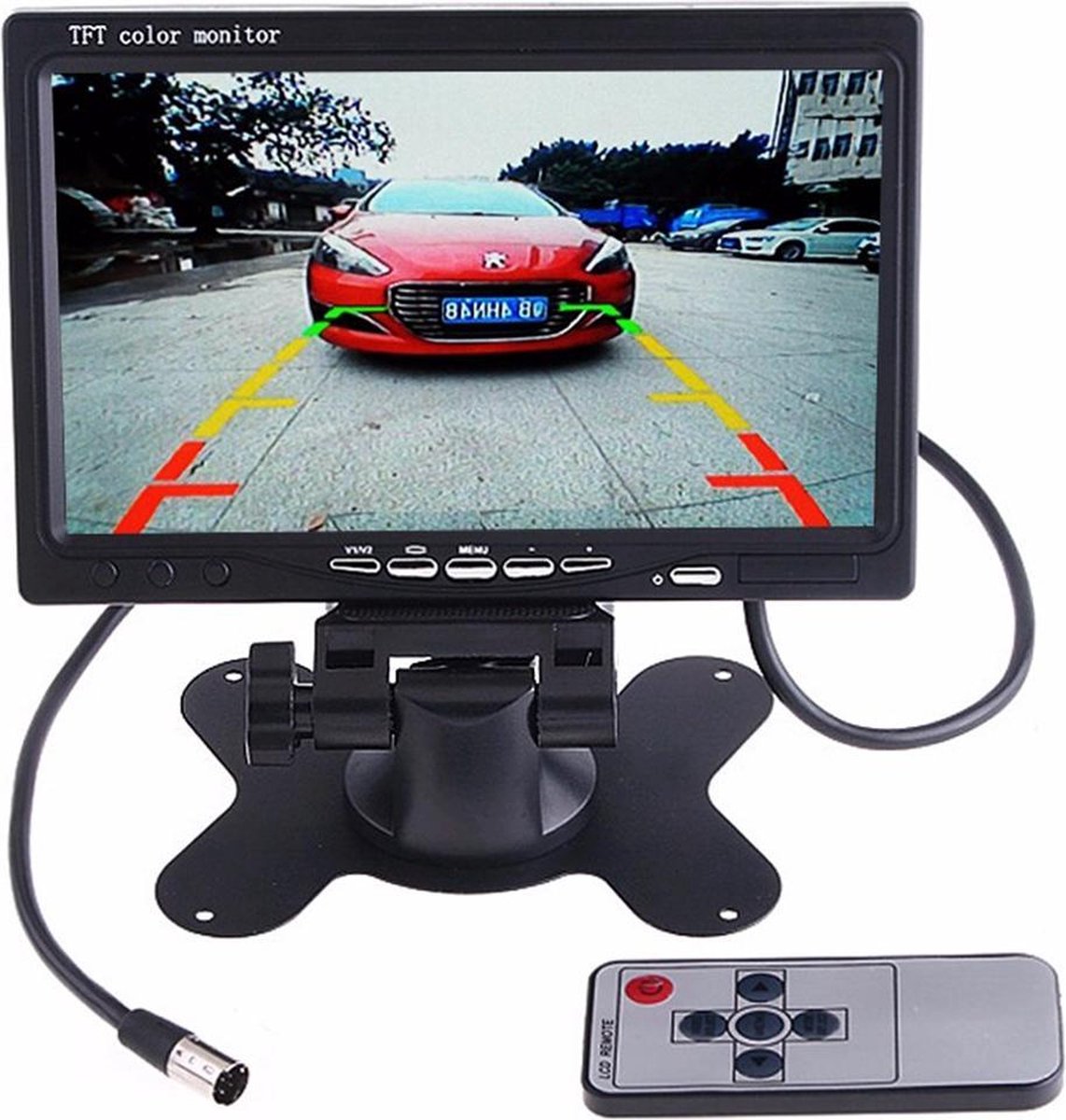 PZ-607 Backup-camera voor voertuigvrachtwagen en monitor Infrarood nachtzicht Achteruitrijcamera met 7 inch HD-monitor