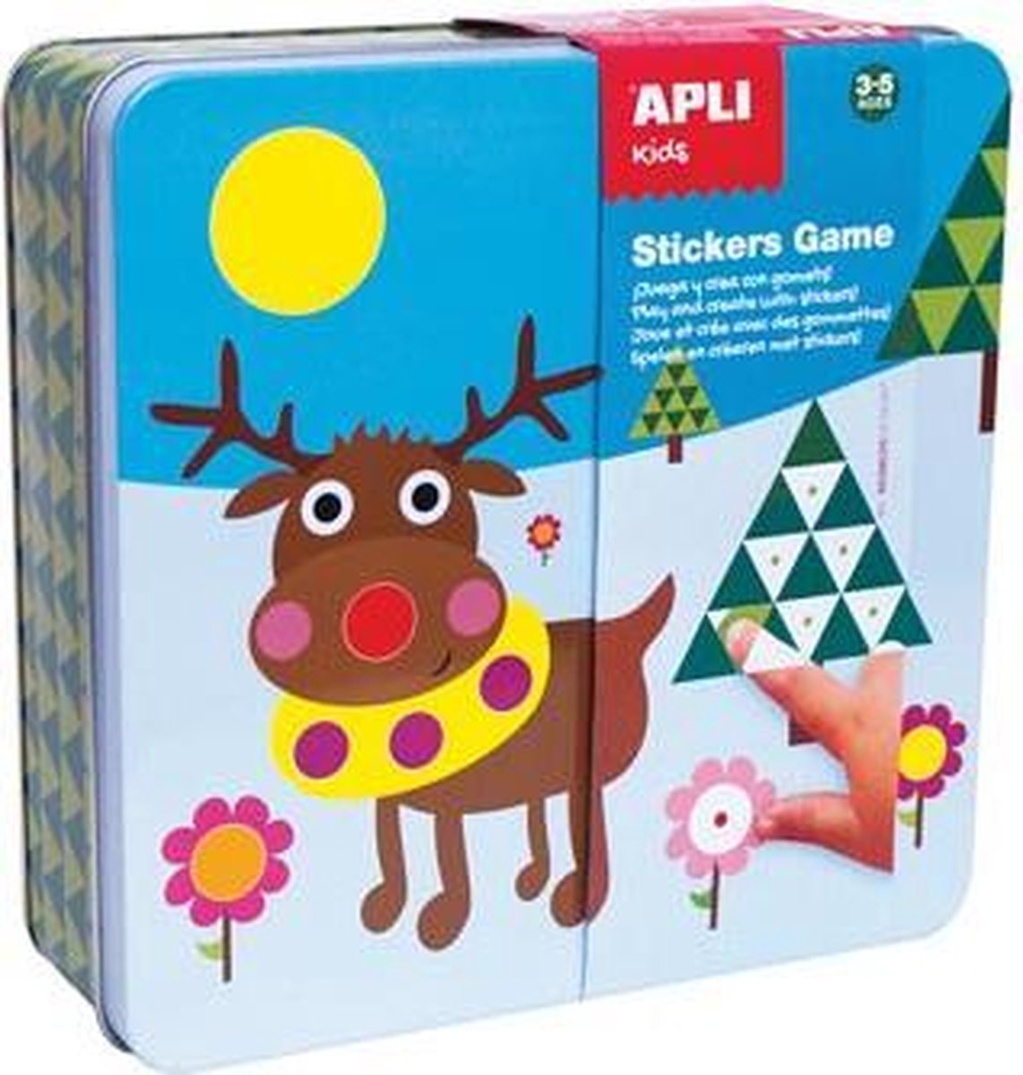 STICKERSPEL RENDIER DOOS