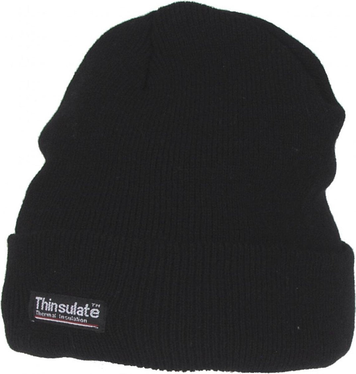Beanie muts zwart met thinsulate