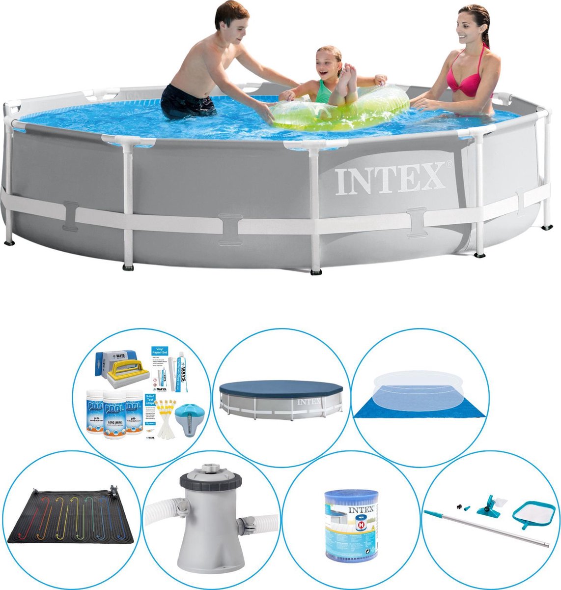 Intex Prism Frame Rond 305x76 cm - Zwembad Pakket