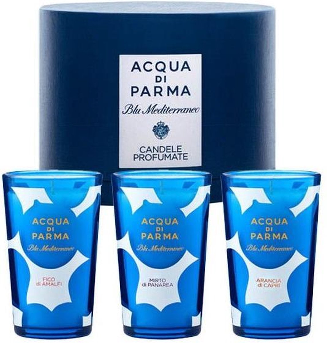 Acqua di Parma Blu Mediterraneo Collection Gift Set 3 x 65g Candles