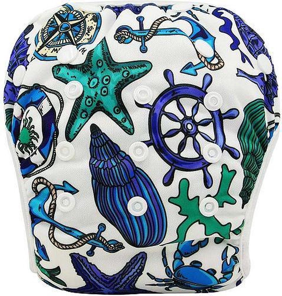 Zwemluier - Boot - Wasbaar en Verstelbaar - Zee & Zwembad - Zwemmen - Baby & Peuter - 3-15 KG - 0-3 Jaar