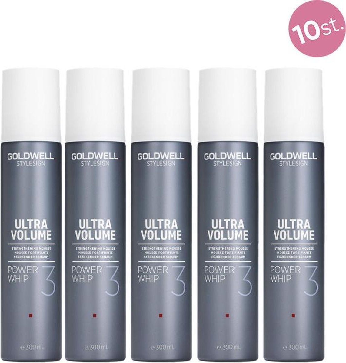 10X Goldwell StyleSign Power Whip Mousse 300ml