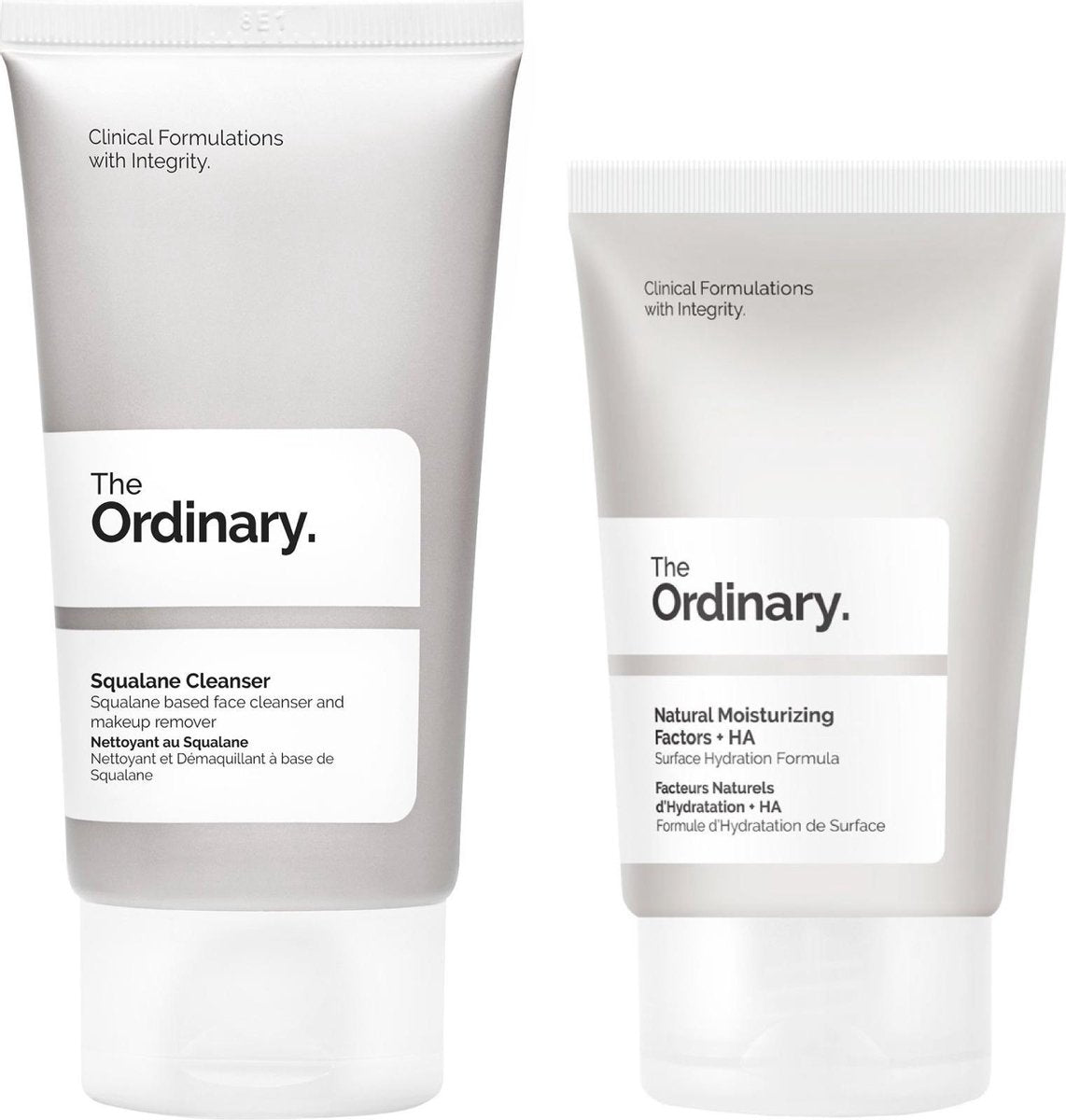 Duo set - The Ordinary Natural Moisturising Factors and Squalane Cleanser - Gezichtsverzorging - 80ml