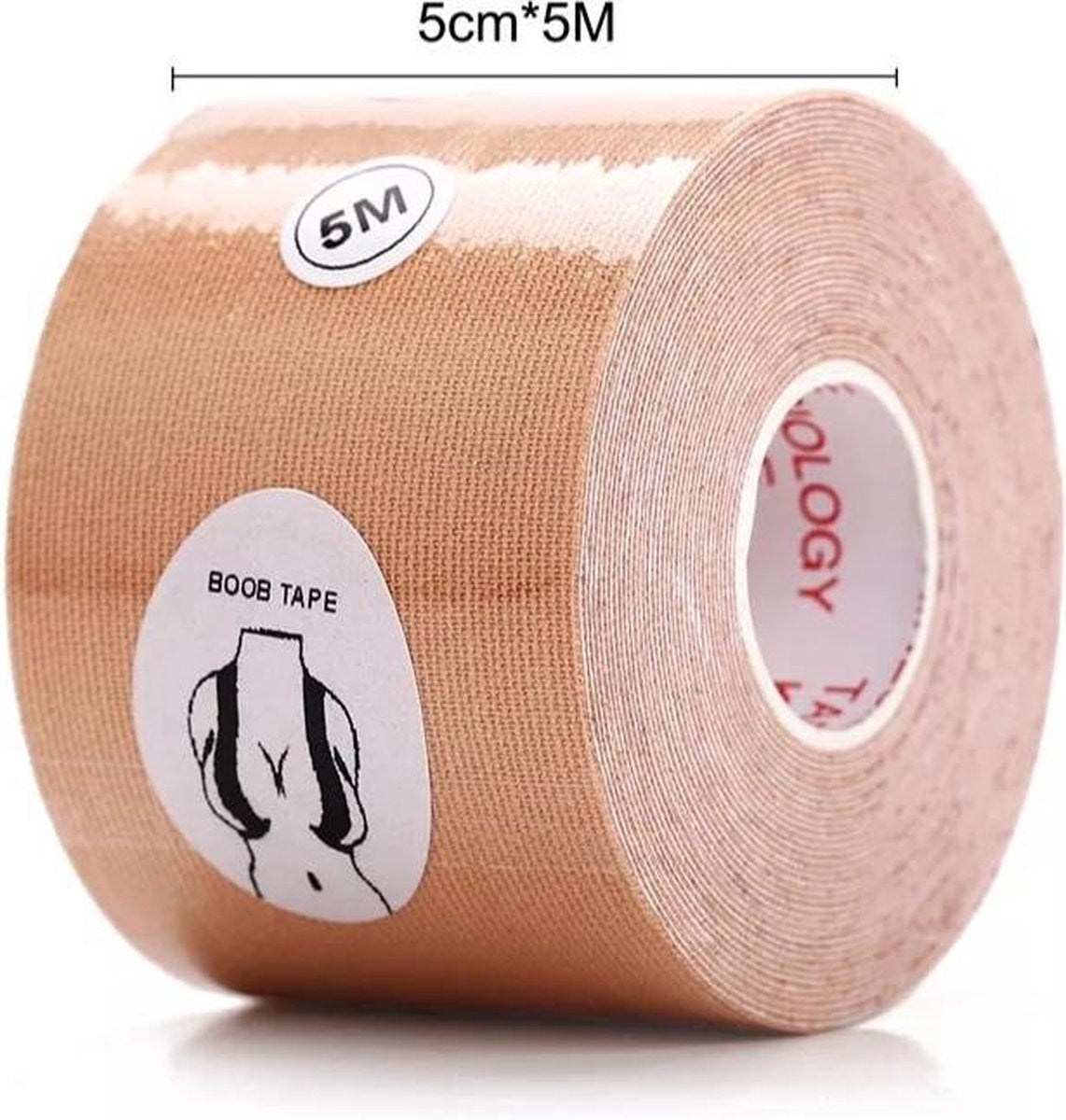 Boob tape - BH tape - Tepel cover - Beige - 5 meter rol