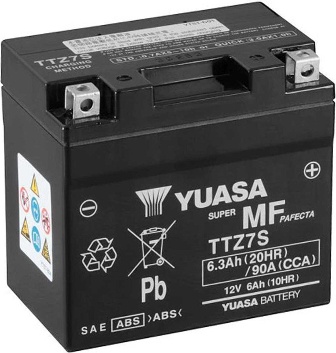 Yuasa TTZ7S WC Motor Accu Factory Activated (TTZ7S) Onderhoudsvrij 5050694011405