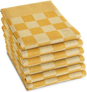 DDDDD Barbeque - Theedoek - 65x65 cm - Set van 6 - Ochre