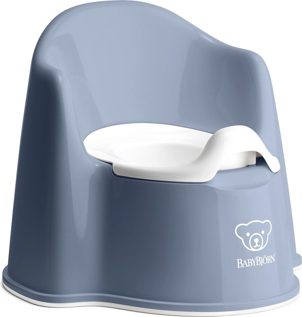BABYBJÖRN Plaspotje Zetel - Diepblauw-Wit