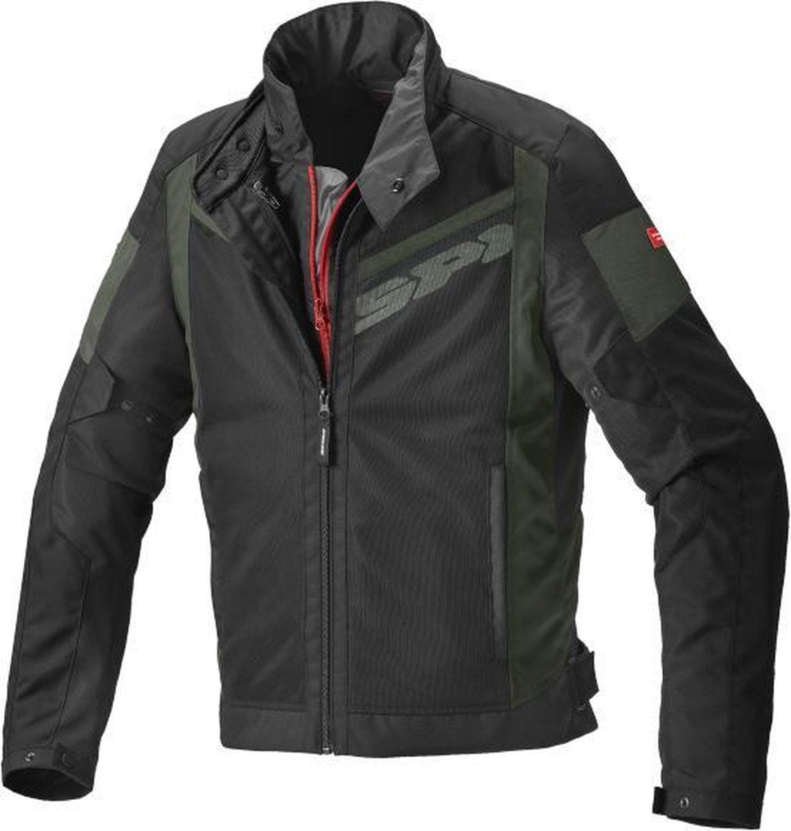 SPIDI BREEZY NET H2OUT DARK GREEN BLACK MOTORCYCLE JACKET XL
