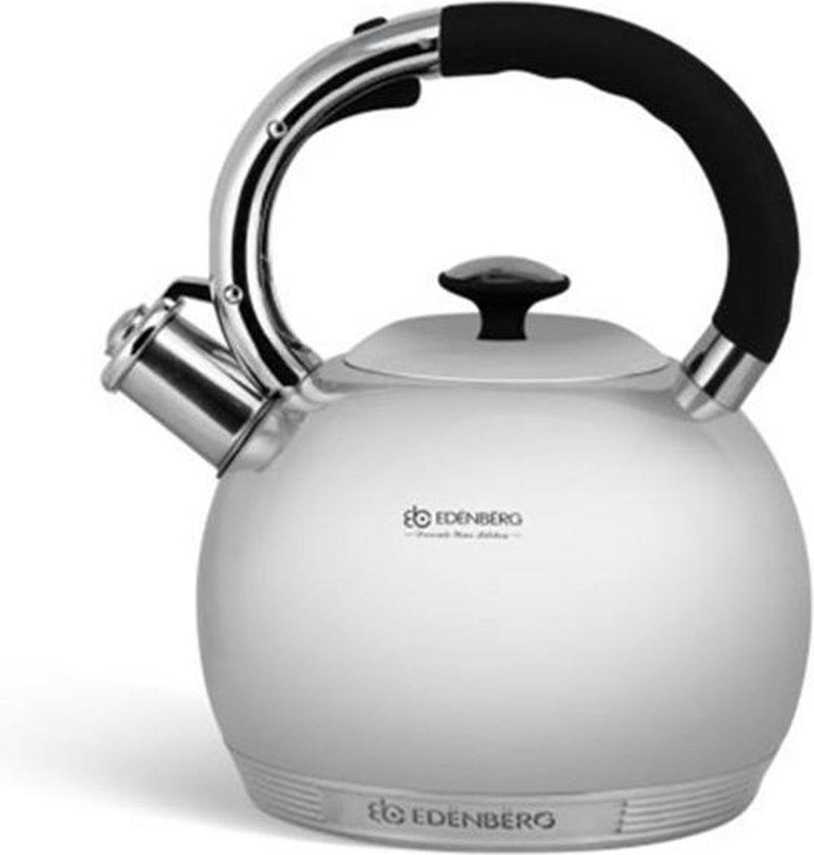 Edënbërg Classic Line - Luxe RVS Fluitketel - 3.0 liter